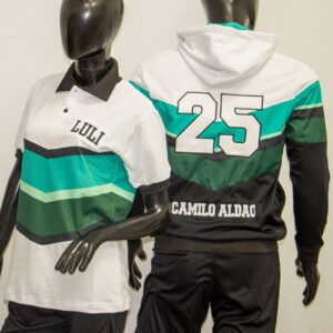 Chombas de Spum sublimadas y bordadas campera deportivo frisado sublimadas con bordado