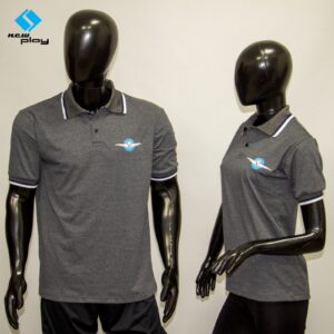 Chombas de algodon con bordado