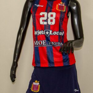 Pollera pantalon licra con escudo bordado