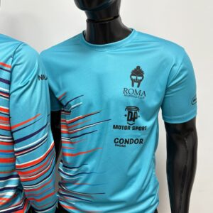 Remera cuello redondo de set microfibrada sublimada 100%